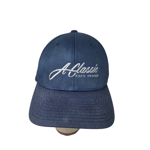 A Classic Expo Design FlexFit Hat Size L/XL Blue Embroidered Port Authority - Picture 1 of 9